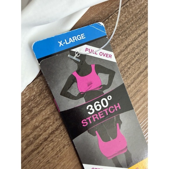 Bali Wirefree Bra Comfort Revolution Flex Fit Cool Seamless White XL - Picture 3 of 5